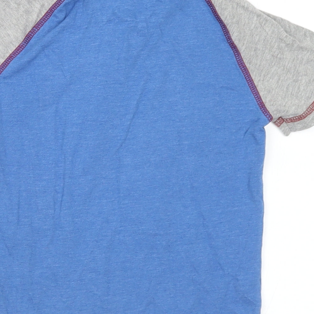 NEXT Boys Multicoloured Cotton Basic T-Shirt Size 2-3 Years Crew Neck - Bus