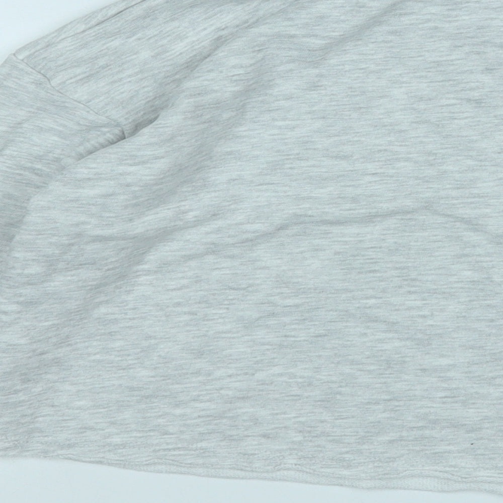 George Girls Grey Cotton Pullover Sweatshirt Size 7-8 Years - Kind
