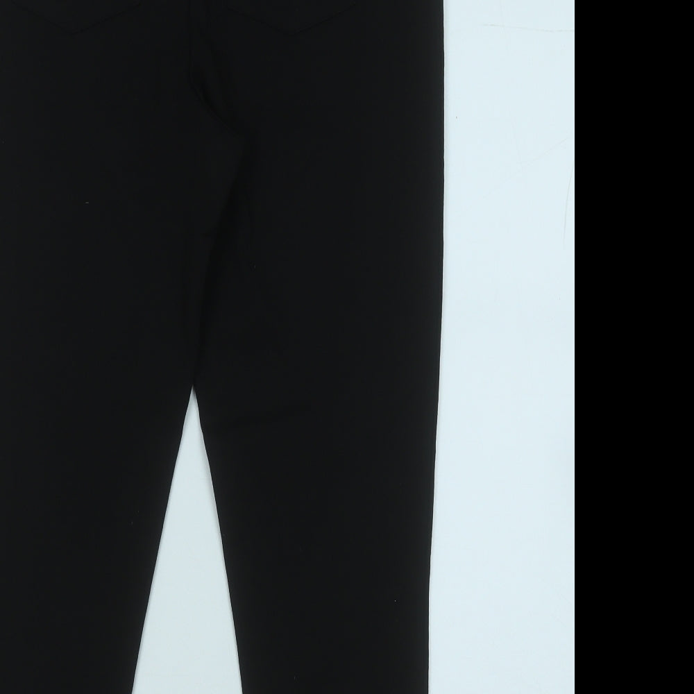 ASOS Womens Black Polyester Trousers Size 14 L23 in Regular