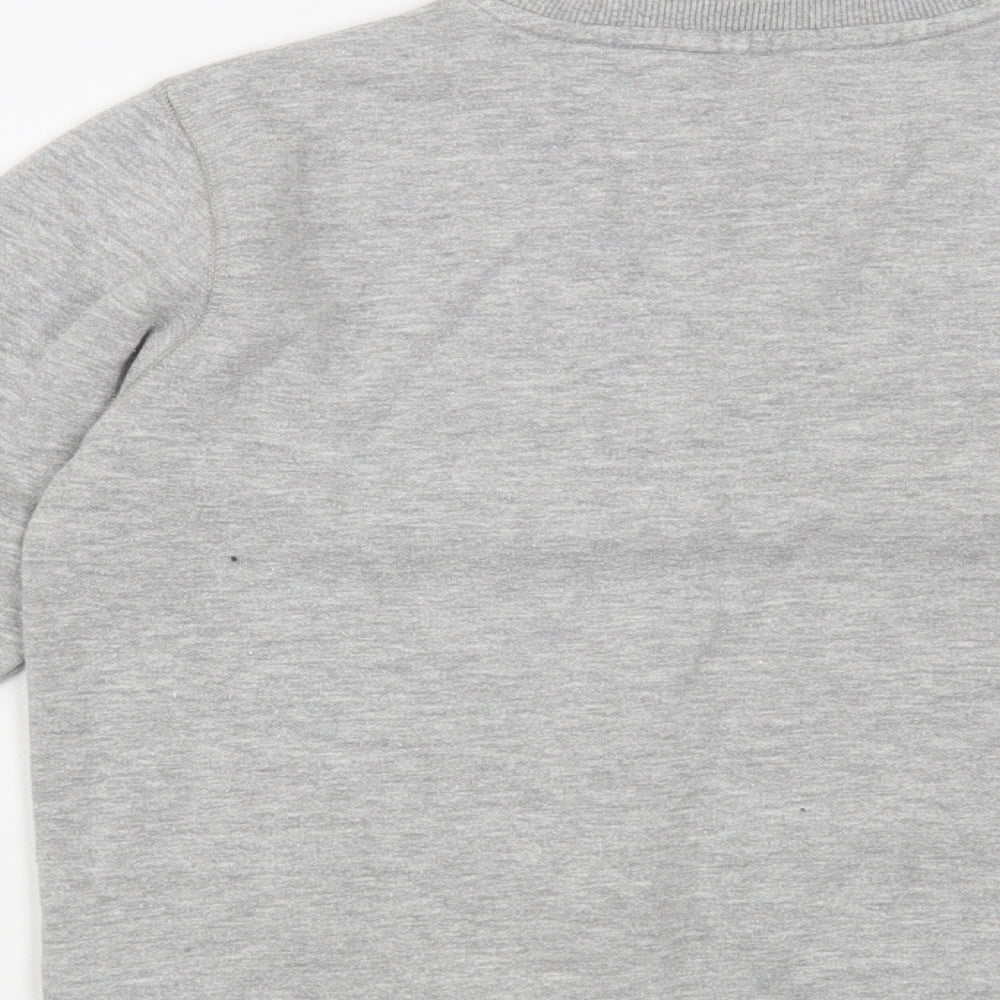 George Girls Grey Cotton Pullover Sweatshirt Size 6-7 Years Pullover - Tokyo