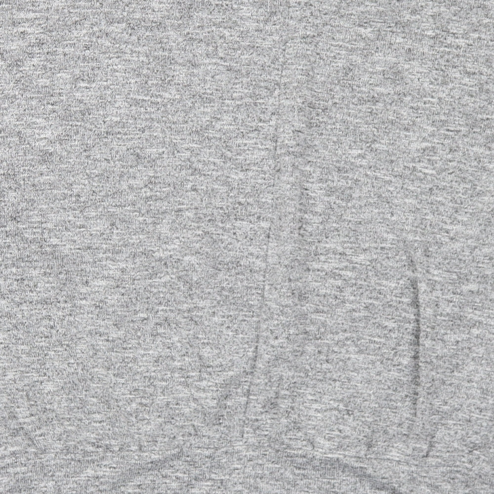 New Look Womens Grey Round Neck Polyester Pullover Jumper Size L