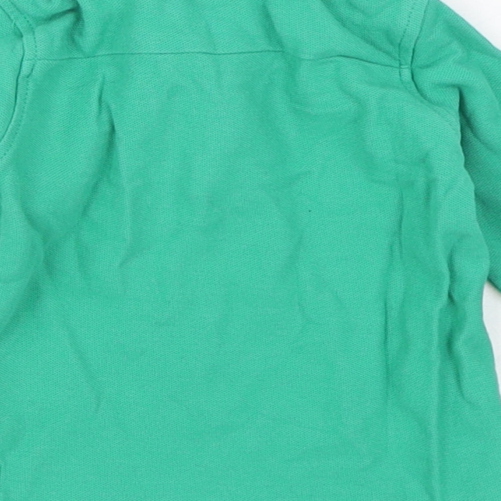 Dunnes Stores Boys Green 100% Cotton Basic Polo Size 3-6 Months Collared Pullover - Ireland