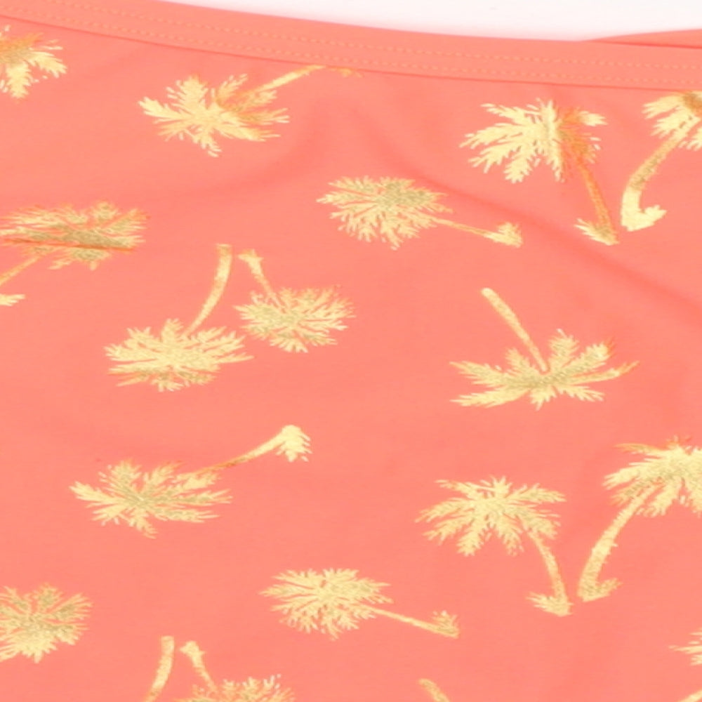 George Girls Orange Geometric Polyester A-Line Skirt Size 10-11 Years Regular - Swim skirt