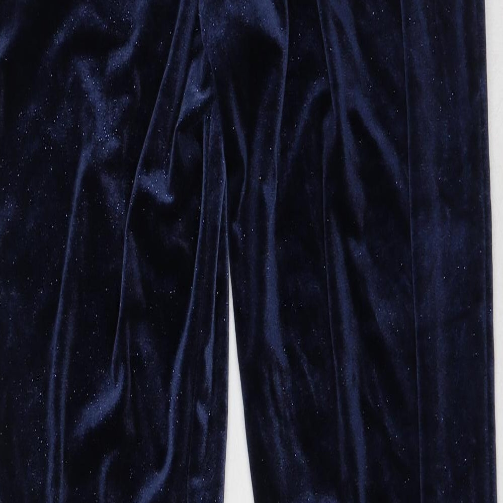 b.young Womens Blue Polyester Jogger Trousers Size M L34 in Regular