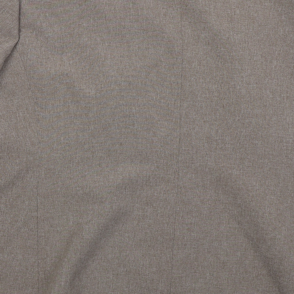 Berkertex Womens Brown Jacket Size 14 Button