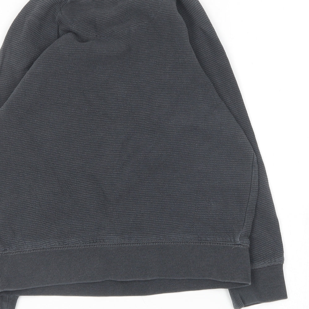 Next Boys Grey Round Neck Cotton Pullover Jumper Size 5 Years