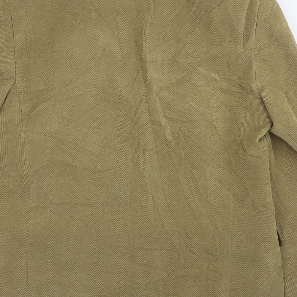 Marks & Spencer Mens Beige Polyester Jacket Suit Jacket Size 40