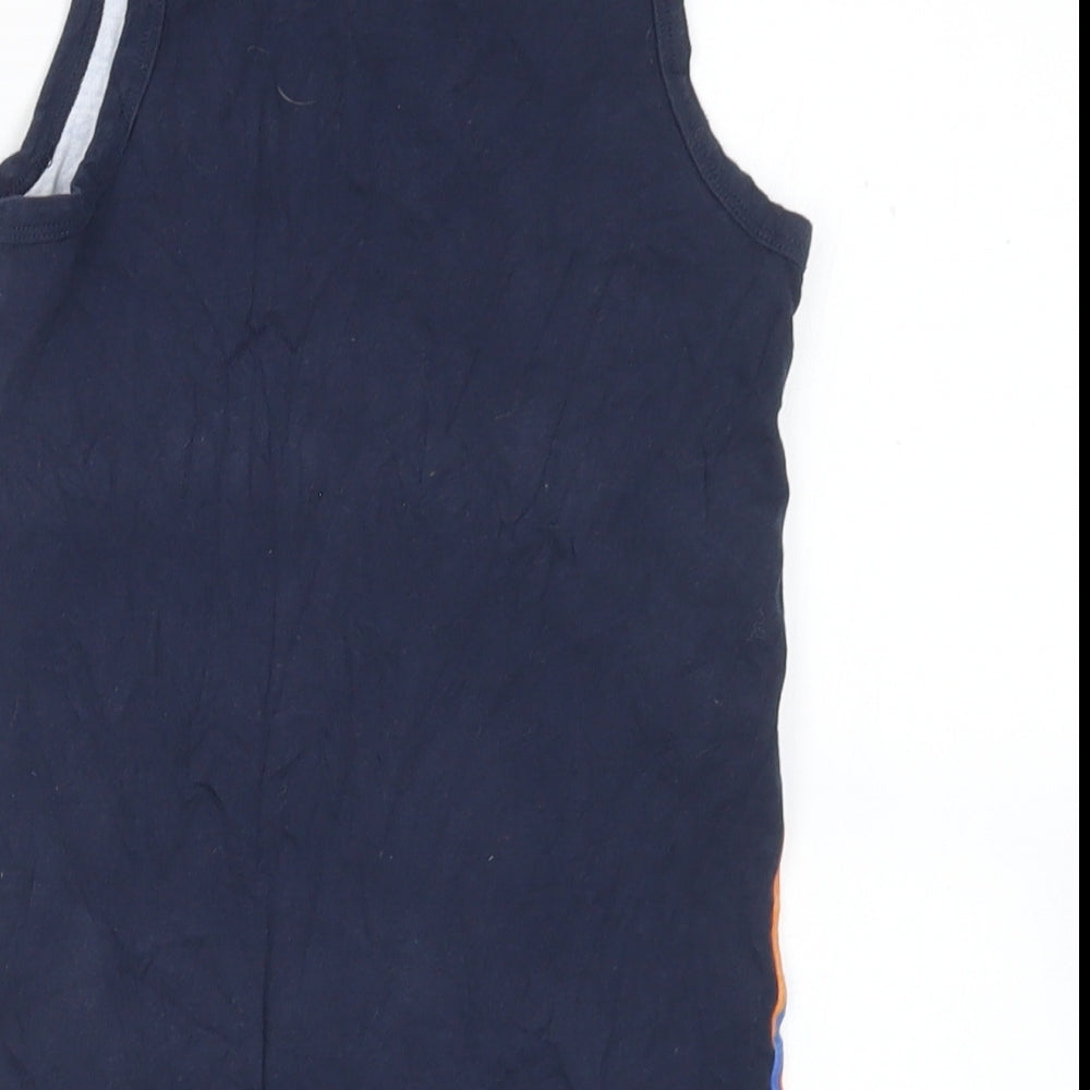 Star Wars Boys Blue Cotton Basic Tank Size 4-5 Years Round Neck - Star Wars 4-6 Years