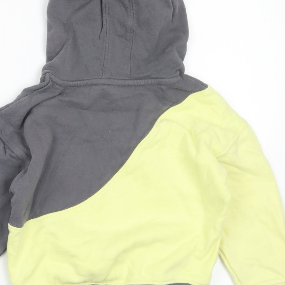 Primark Girls Yellow Cotton Pullover Hoodie Size 3-4 Years - be you