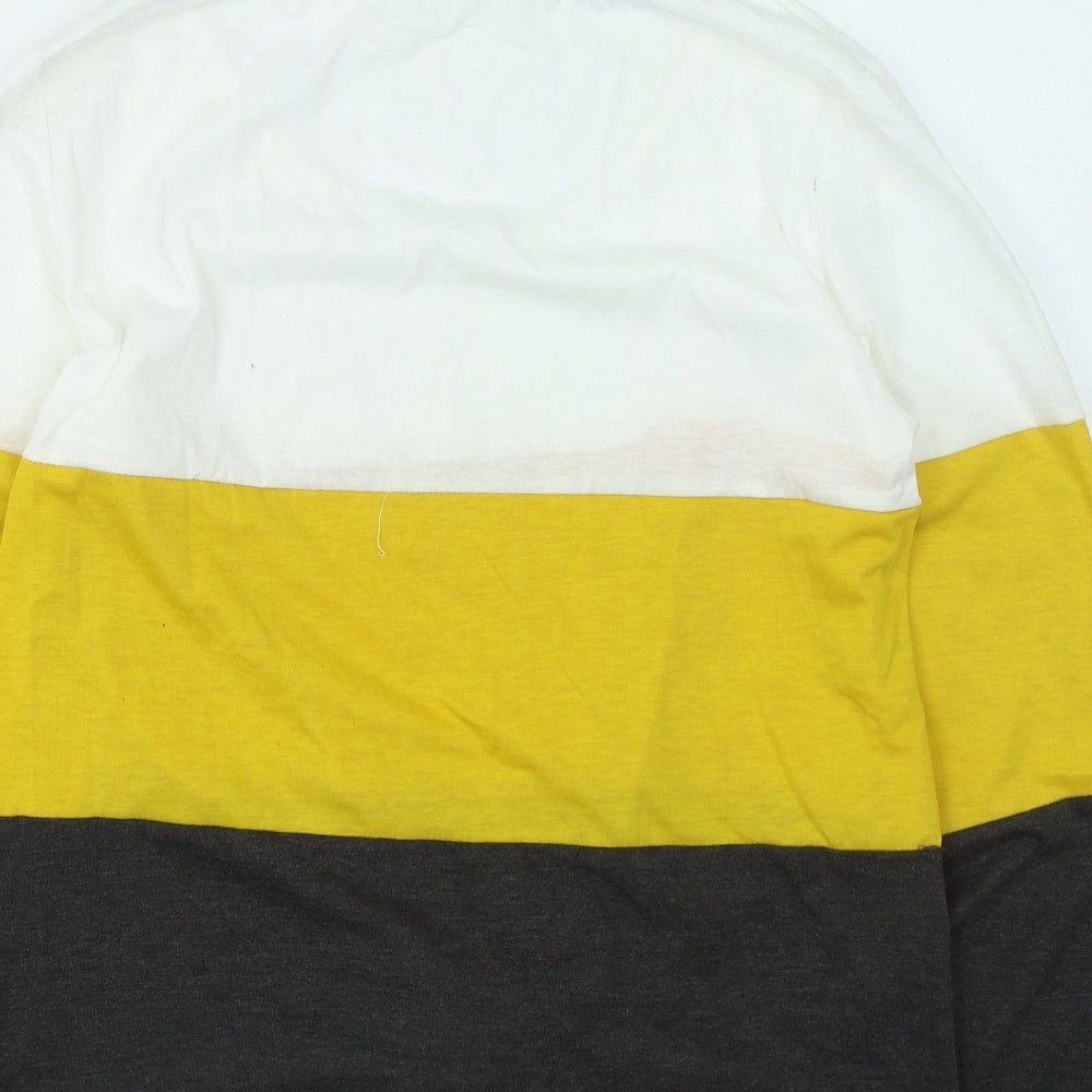 SheIn Womens Multicoloured Round Neck Cotton Pullover Jumper Size M