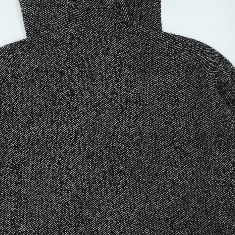 Centigrade Womens Grey V-Neck Acrylic Cardigan Jumper Size M
