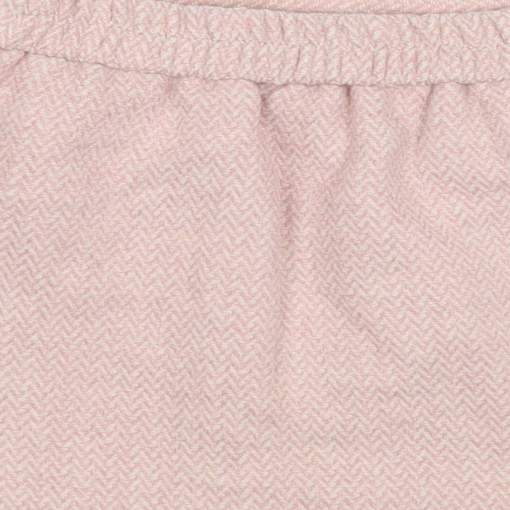 Dunnes Stores Girls Pink Polyester Mini Skirt Size 5-6 Years Regular