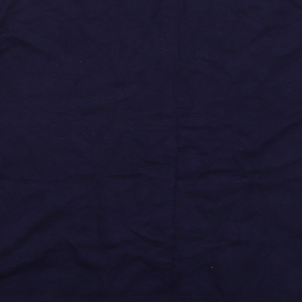 George Womens Blue Crew Neck Viscose Pullover Jumper Size 14