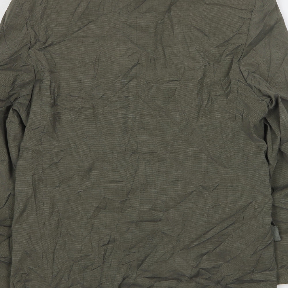 Armando Mens Green Polyester Jacket Suit Jacket Size 38