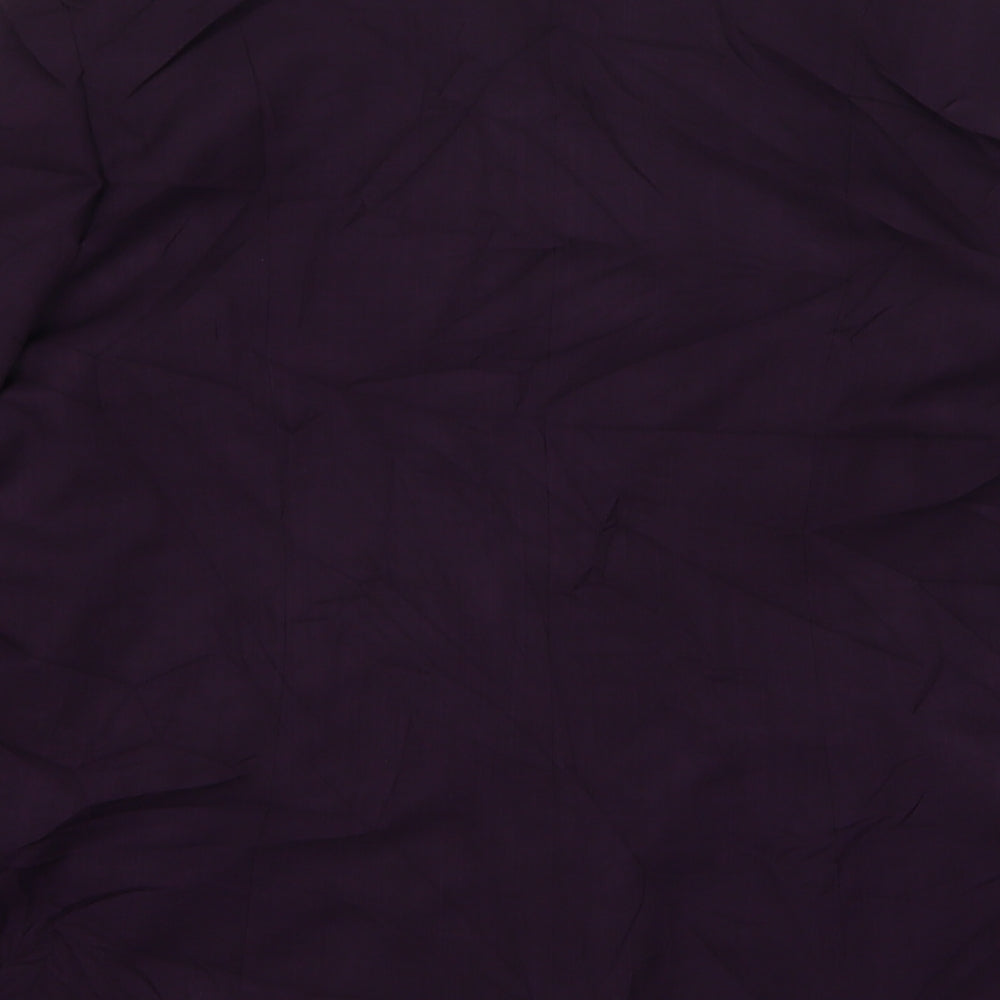 Bonmarché Womens Purple Polyester Jacket Suit Jacket Size 16