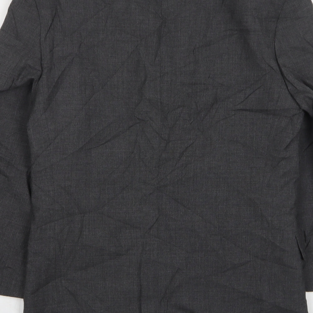 Varteks Mens Grey Wool Jacket Suit Jacket Size 36
