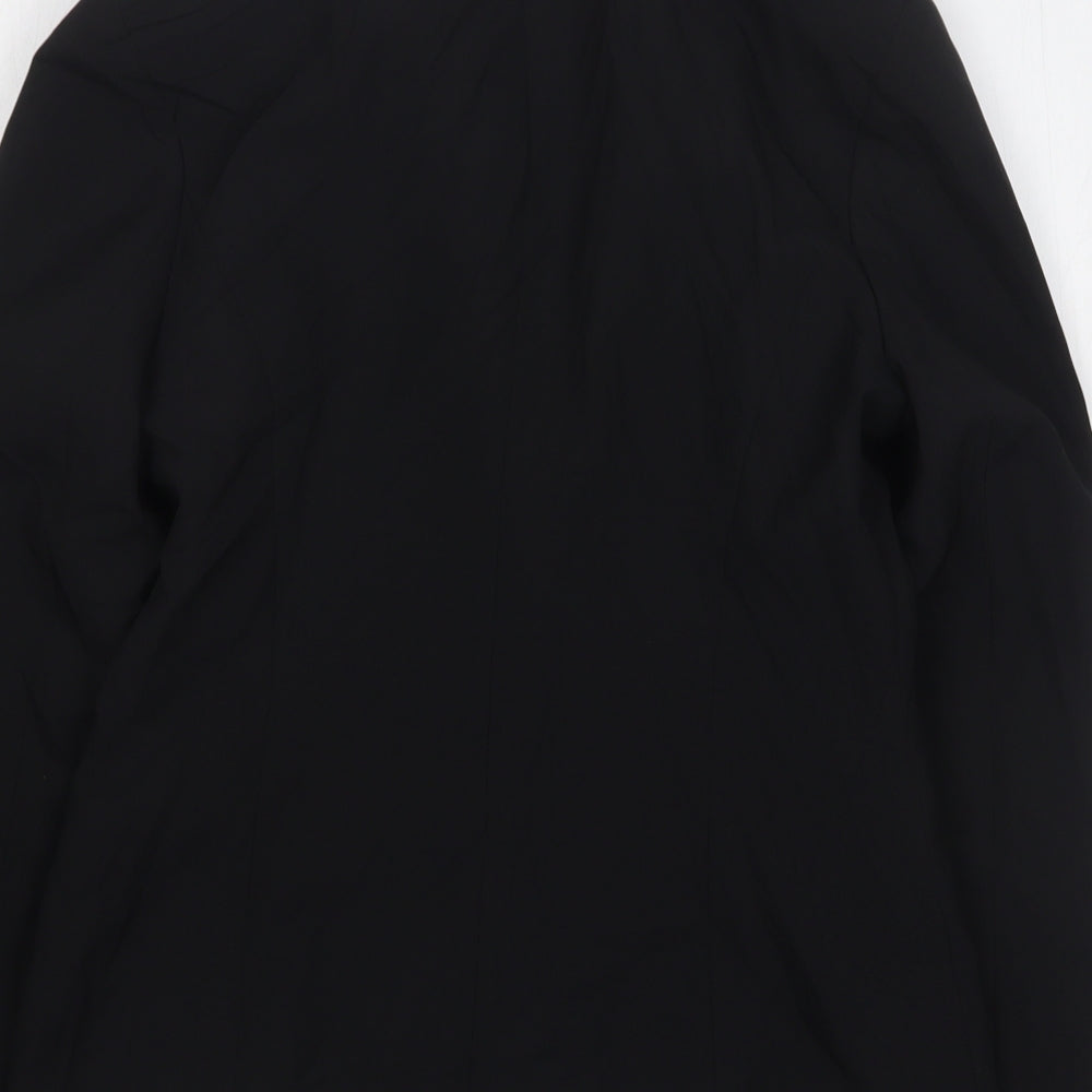 Papaya Womens Black Polyester Jacket Suit Jacket Size 10