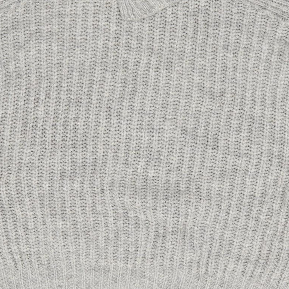 Preworn Womens Grey Roll Neck Acrylic Pullover Jumper Size XL