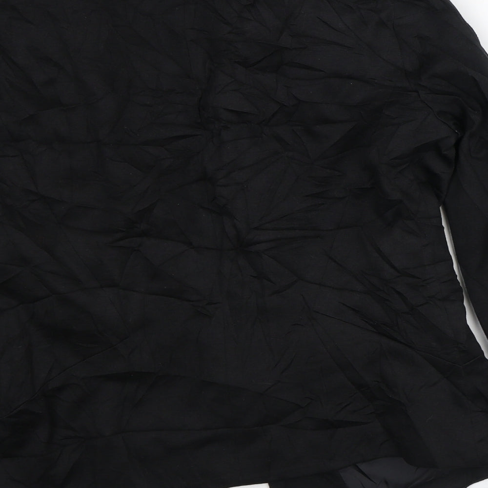 Warehouse Womens Black Jacket Blazer Size 12