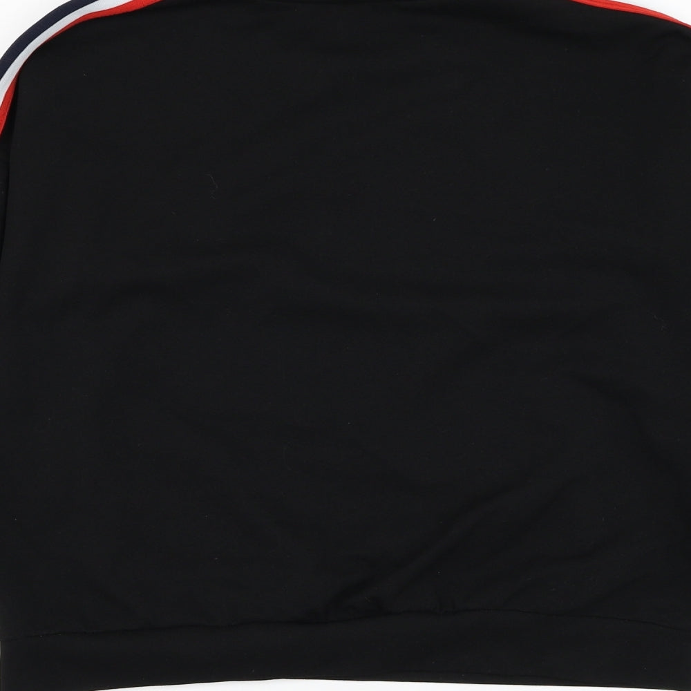 Missy Empire Womens Black Polyester Pullover Sweatshirt Size S Pullover