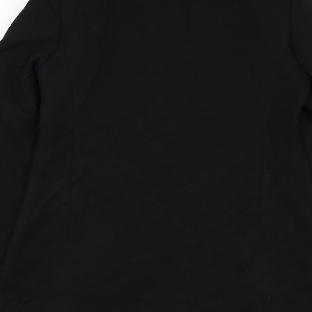 Atmosphere Womens Black Jacket Blazer Size 10 Button