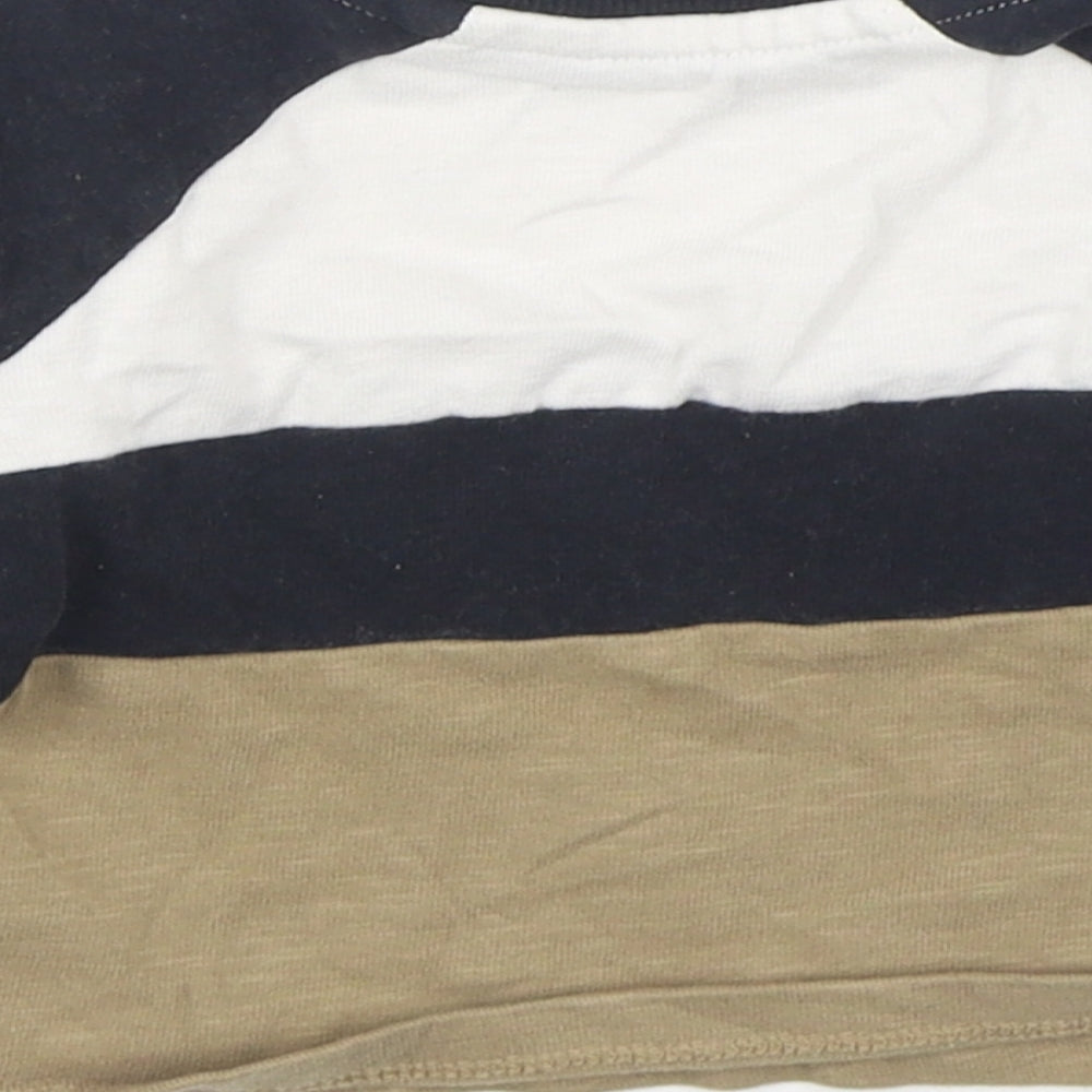 NEXT Boys Beige 100% Cotton Pullover Jumper Size 3-6 Months Pullover