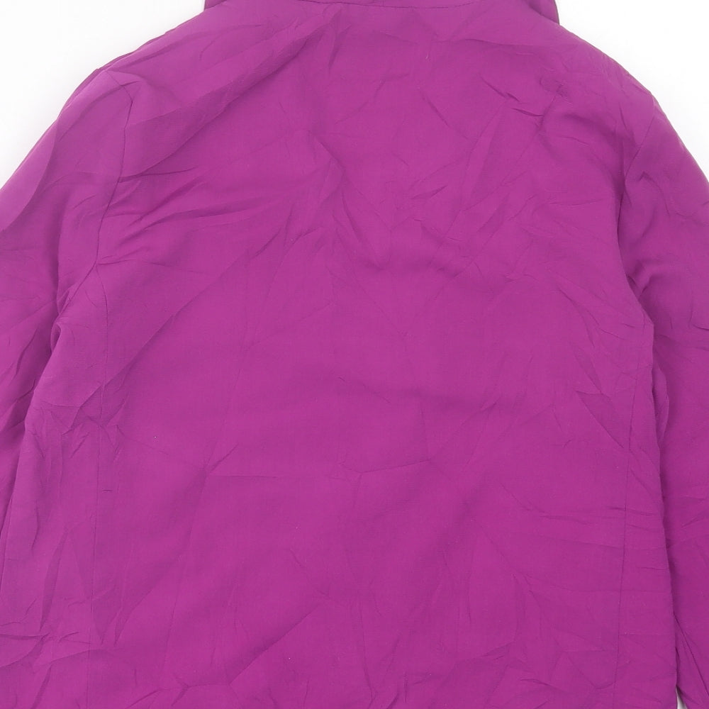 New Look Womens Purple Jacket Size 10