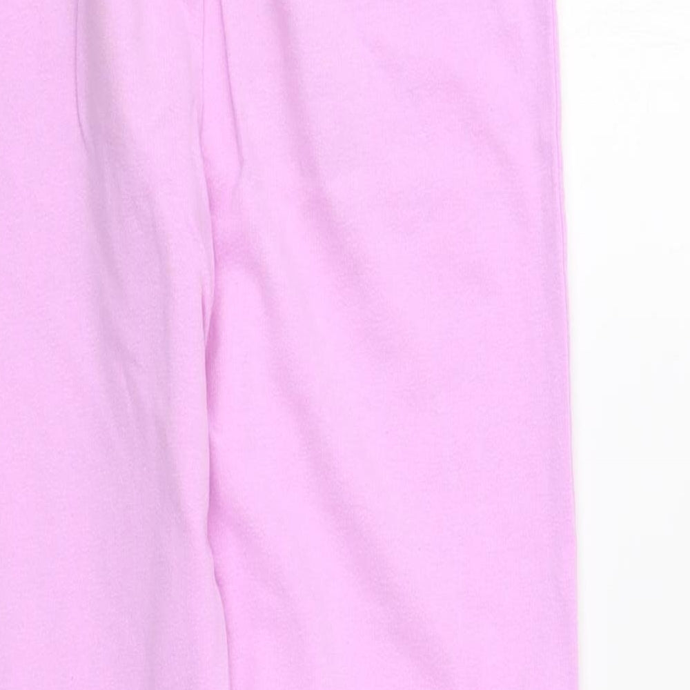 Studio Girls Purple Cotton Jogger Trousers Size 9 Years Regular Drawstring