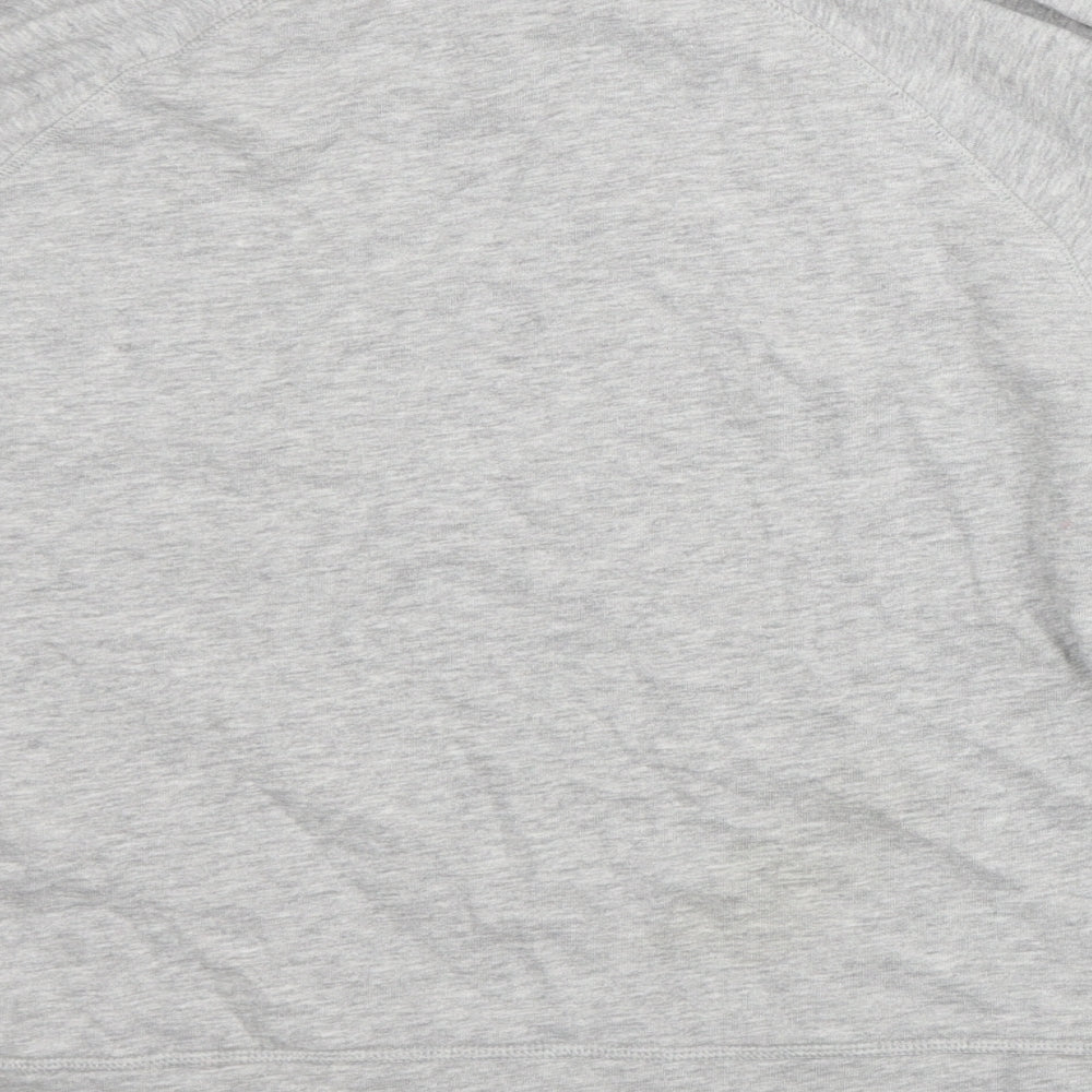TU Womens Grey Crew Neck Cotton Pullover Jumper Size 10 - Merci