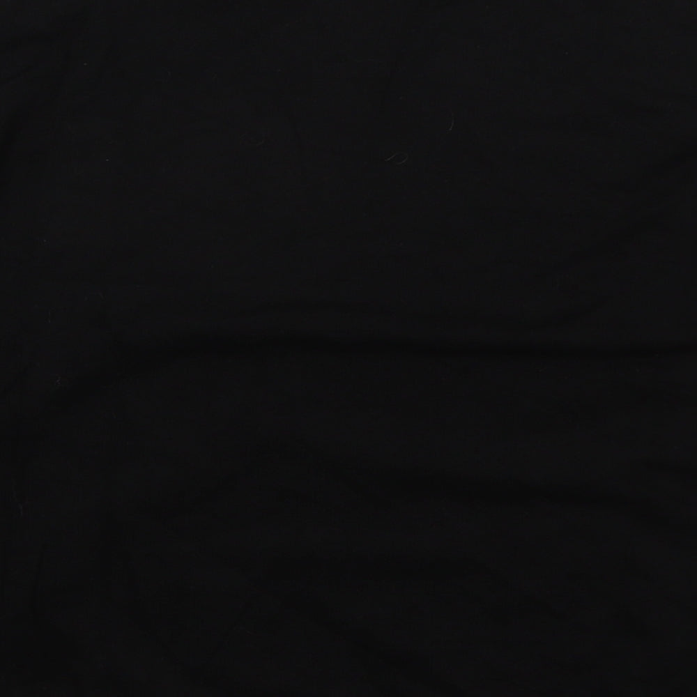 F&F Womens Black Viscose Pullover Sweatshirt Size 12 Pullover