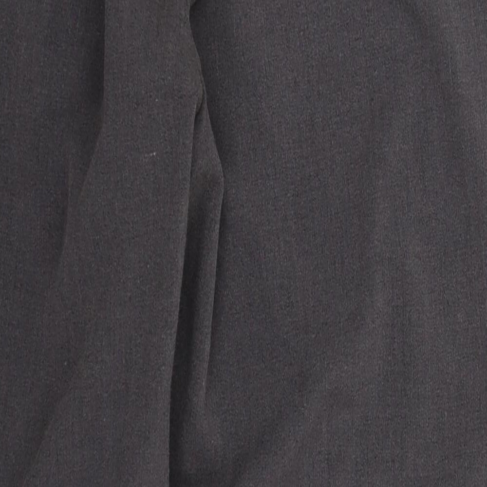 Classics Womens Grey Polyester Trousers Size 14 L27 in Regular