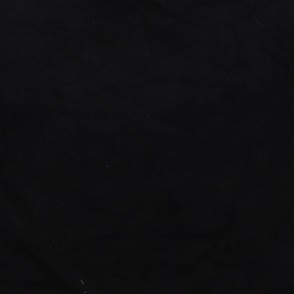 Primark Womens Black Crew Neck Viscose Pullover Jumper Size 12