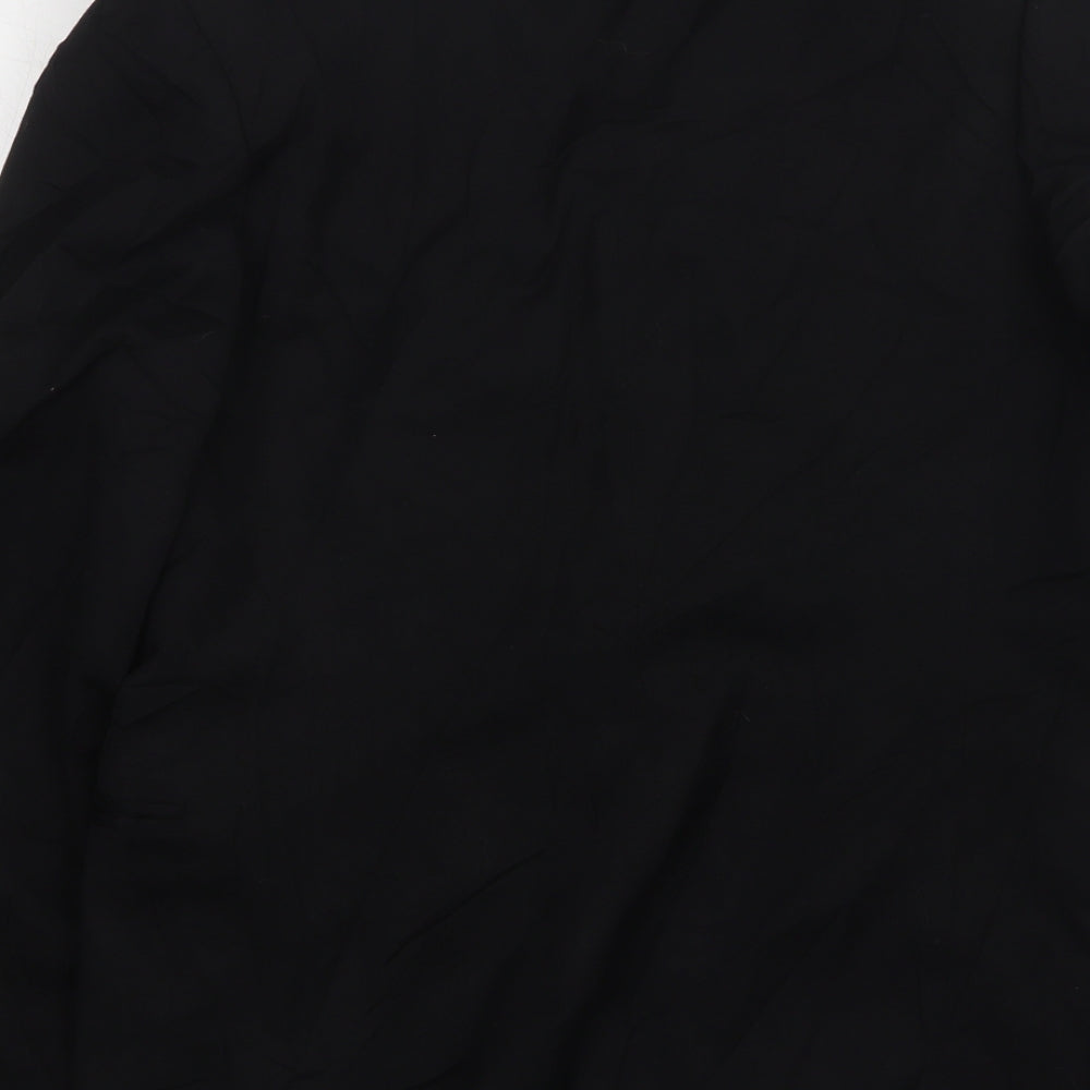 Essay Mens Black Polyester Jacket Suit Jacket Size 40