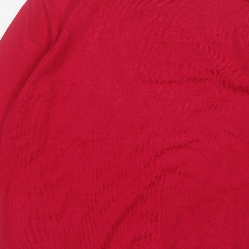 Spirit Womens Pink Round Neck Viscose Pullover Jumper Size 10