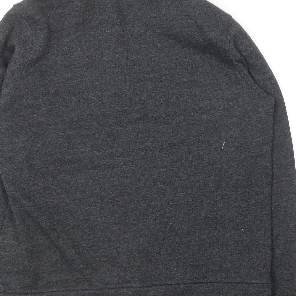 Bonmarché Womens Grey Polyester Full Zip Sweatshirt Size S