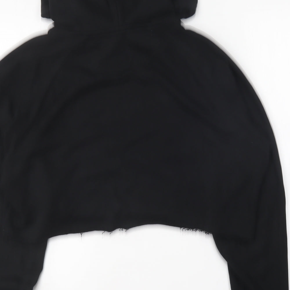 BLK Box Womens Black Polyester Pullover Hoodie Size XL