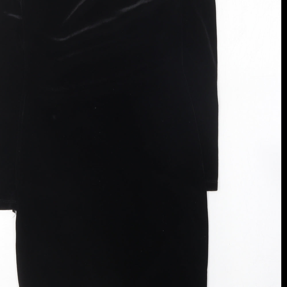 New Look Girls Black Polyester Mini Size 12 Years Square Neck