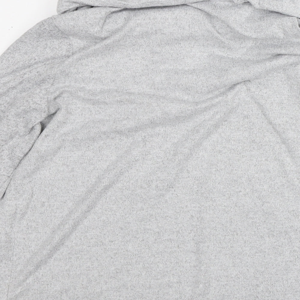 George Womens Grey Polyester Pullover Sweatshirt Size 12