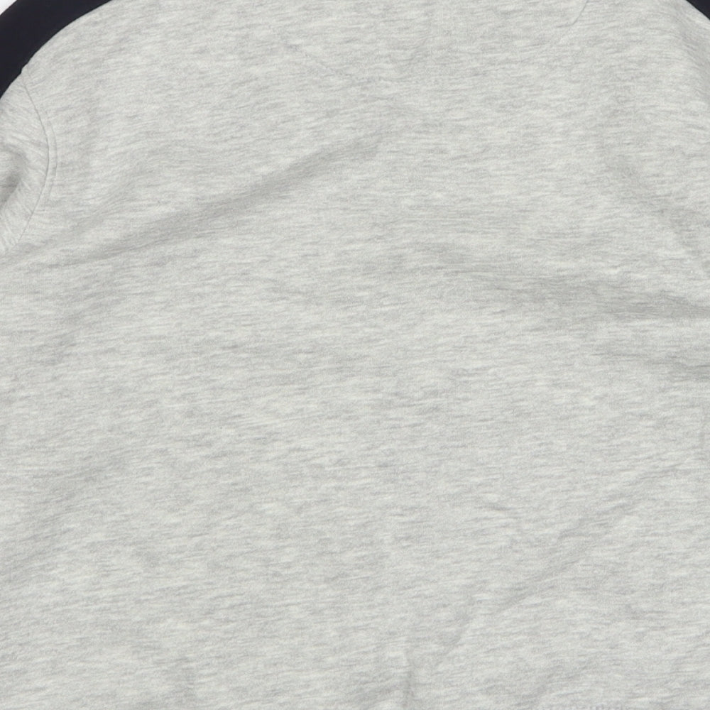 French Connection Boys Grey Cotton Pullover Sweatshirt Size 9-10 Years