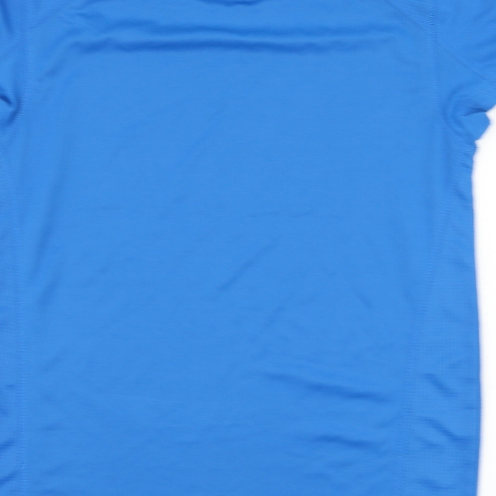 Primark Mens Blue Polyester Basic T-Shirt Size S Round Neck Pullover