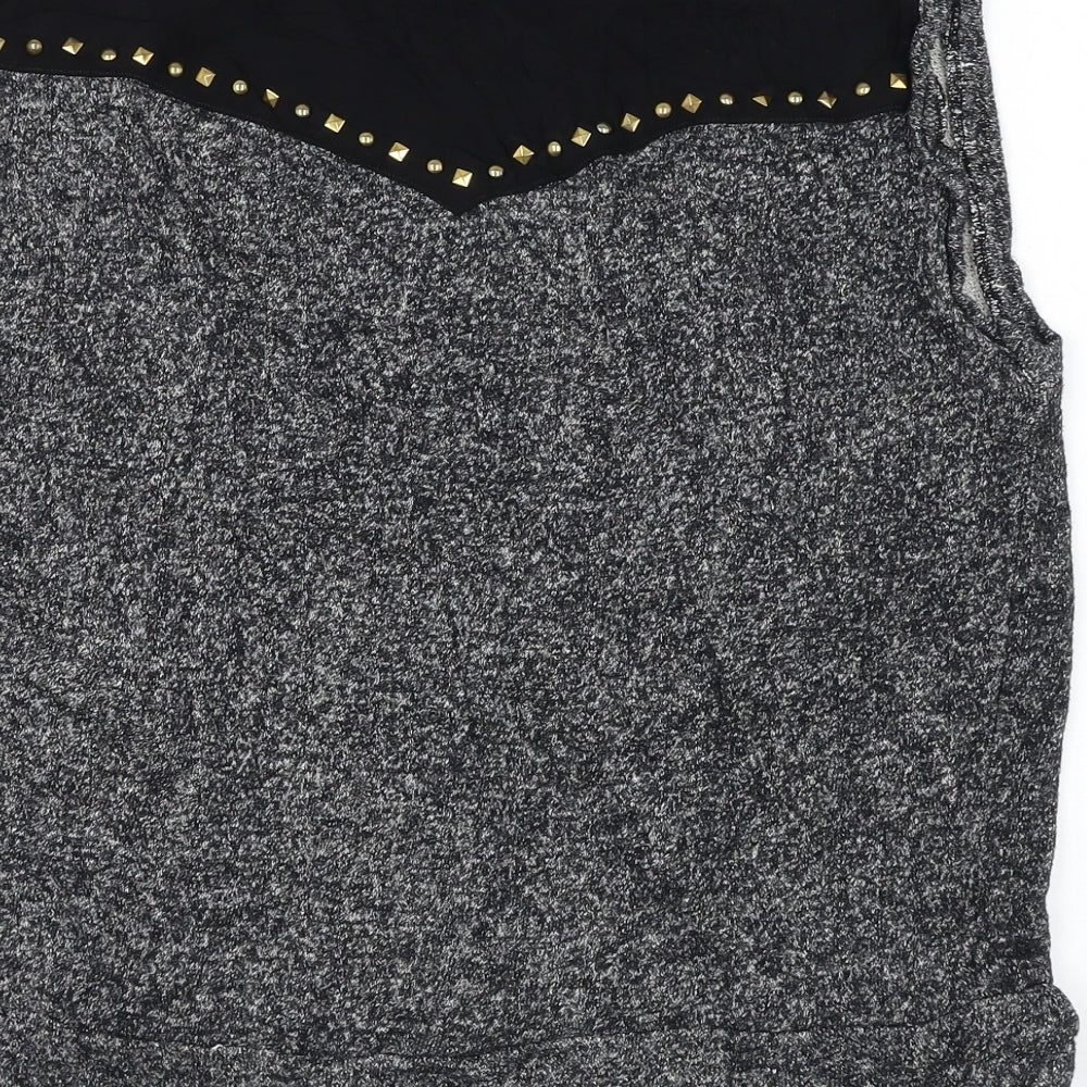 FOREVER 21 Womens Grey Cotton Pullover Sweatshirt Size S Pullover