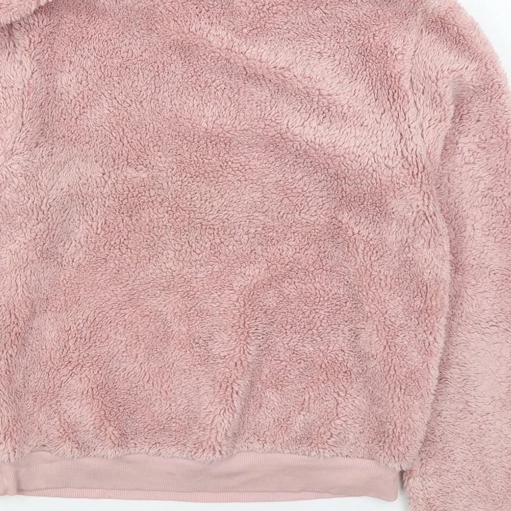 Topshop Womens Pink Jacket Size 8 Zip