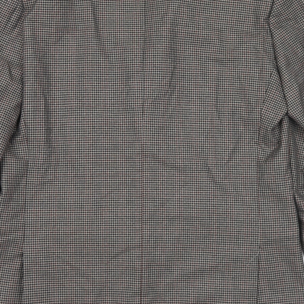 Skopes Mens Multicoloured Check Polyester Jacket Suit Jacket Size 40