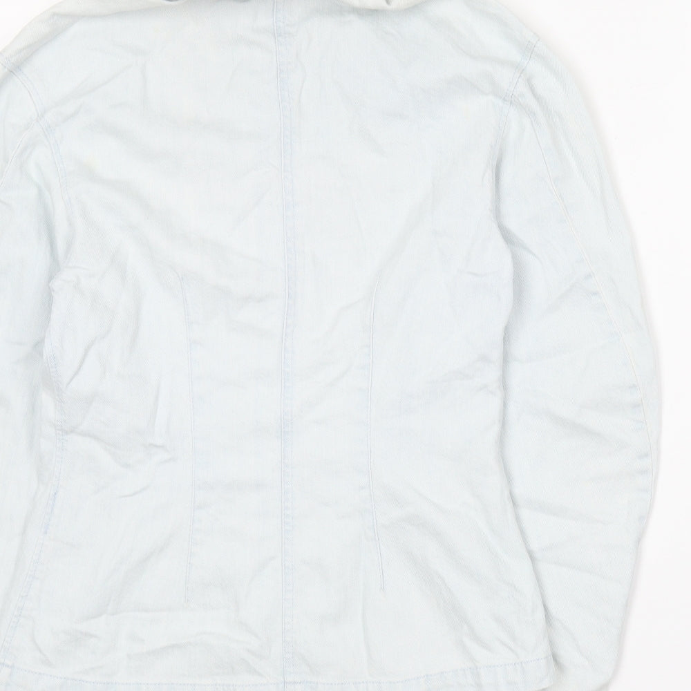 H&M Womens Blue Jacket Size 6