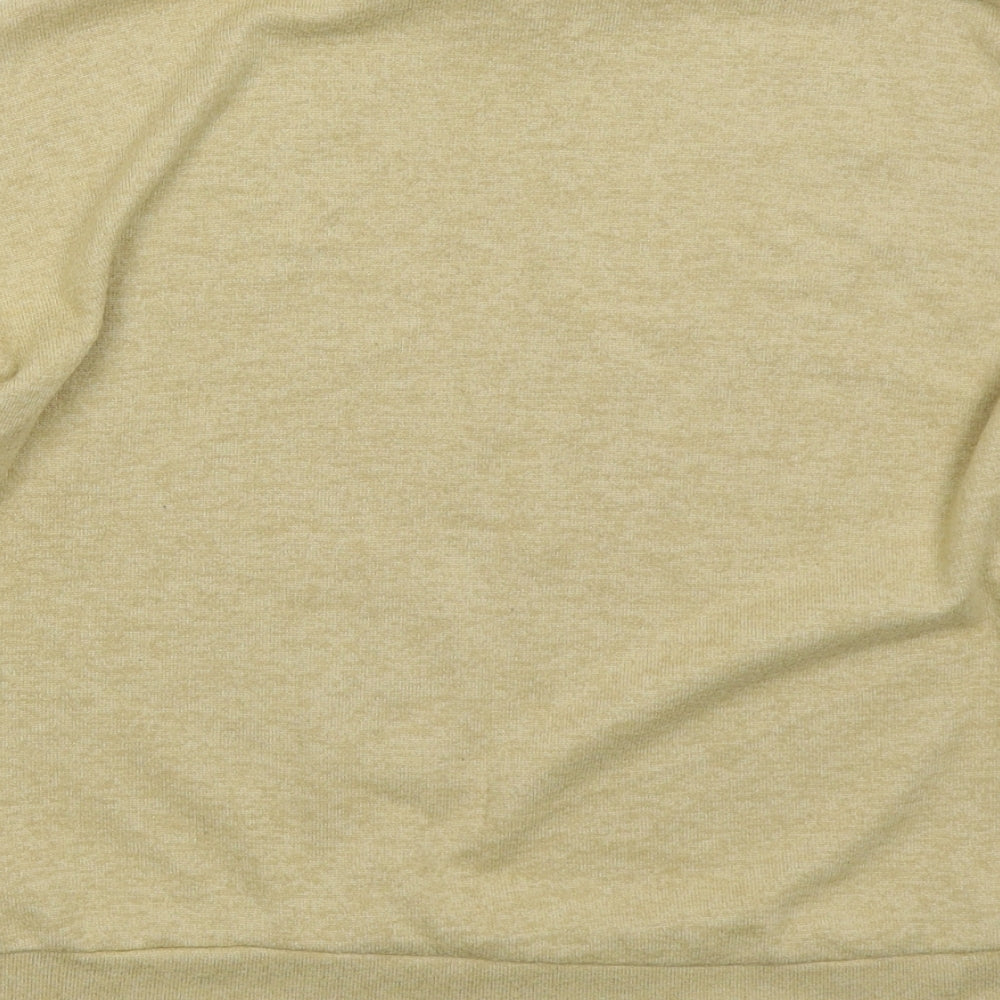 Dorothy Perkins Womens Beige Mock Neck Polyester Pullover Jumper Size 6