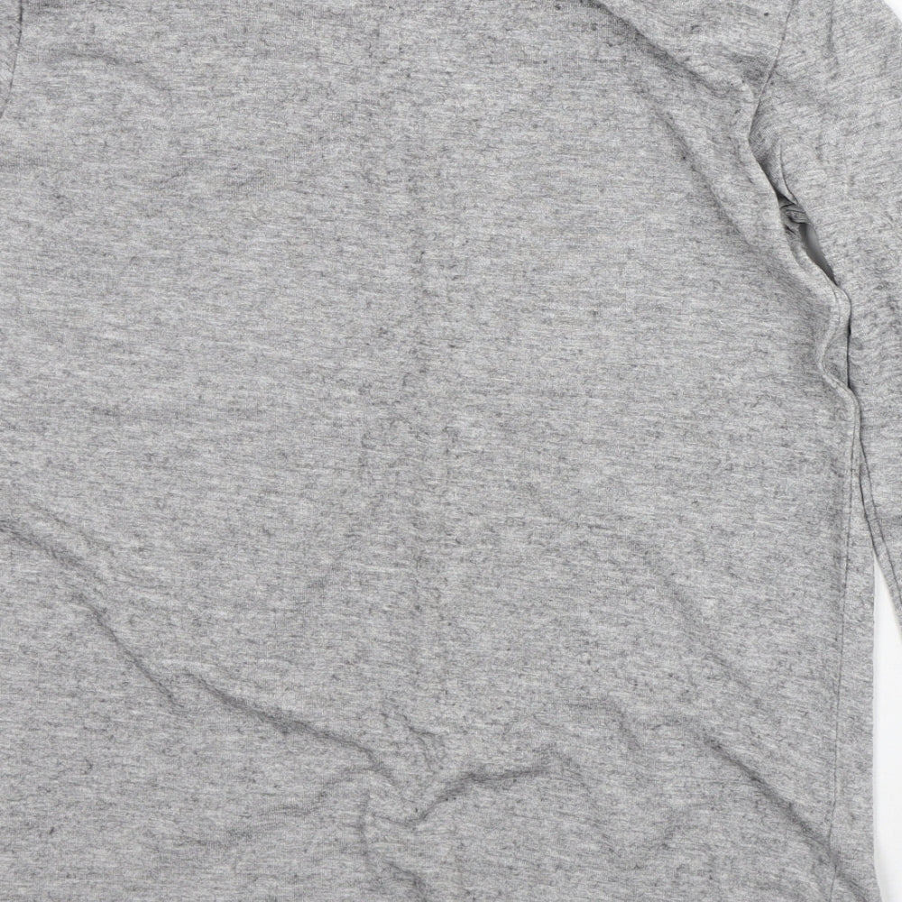 Marks & Spencer Womens Grey Viscose Pullover Sweatshirt Size 14