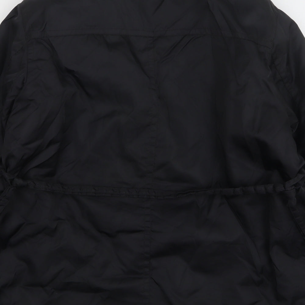 Alibi Womens Black Overcoat Coat Size 12