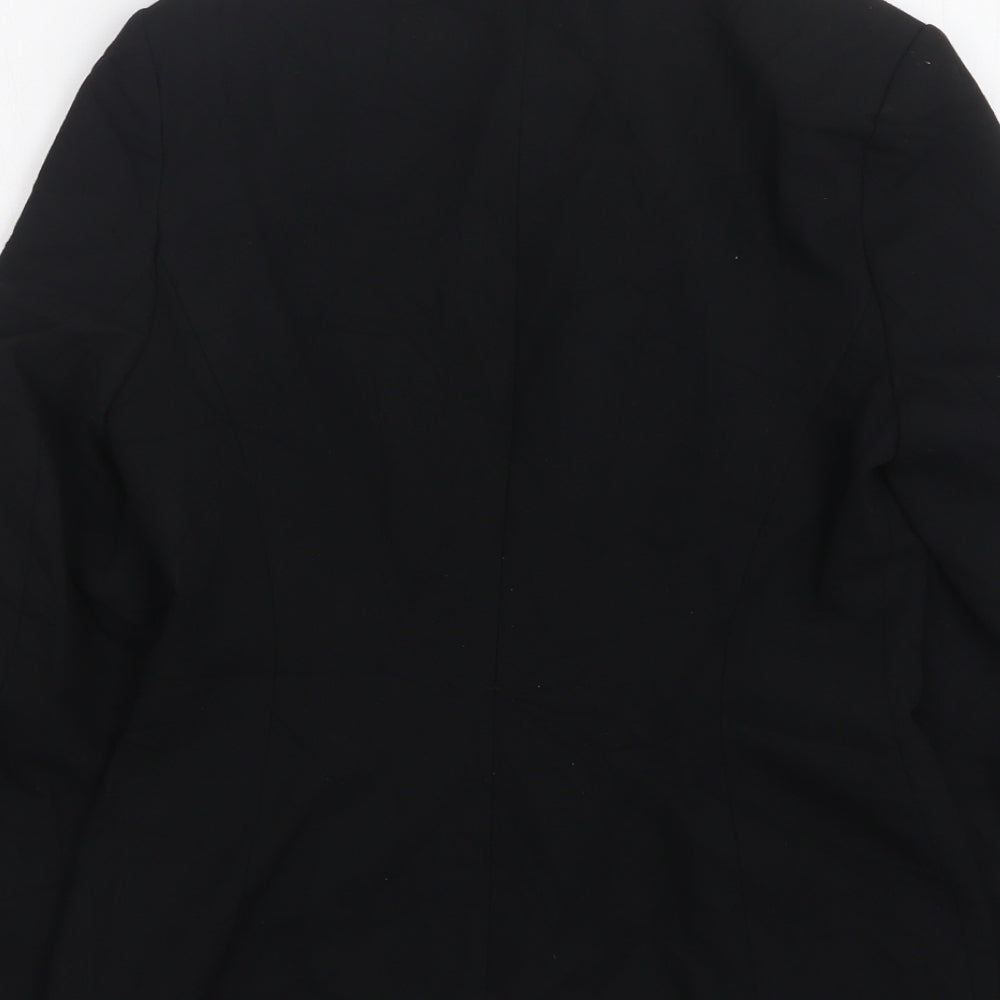 Preworn Womens Black Jacket Size 8