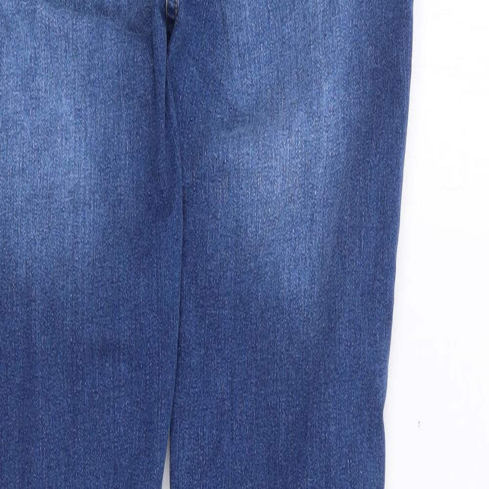 SHEIN Womens Blue Cotton Skinny Jeans Size 6 L29 in Regular Zip