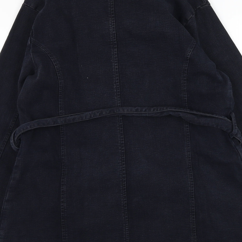 Marks & Spencer Womens Blue Jacket Size M Button